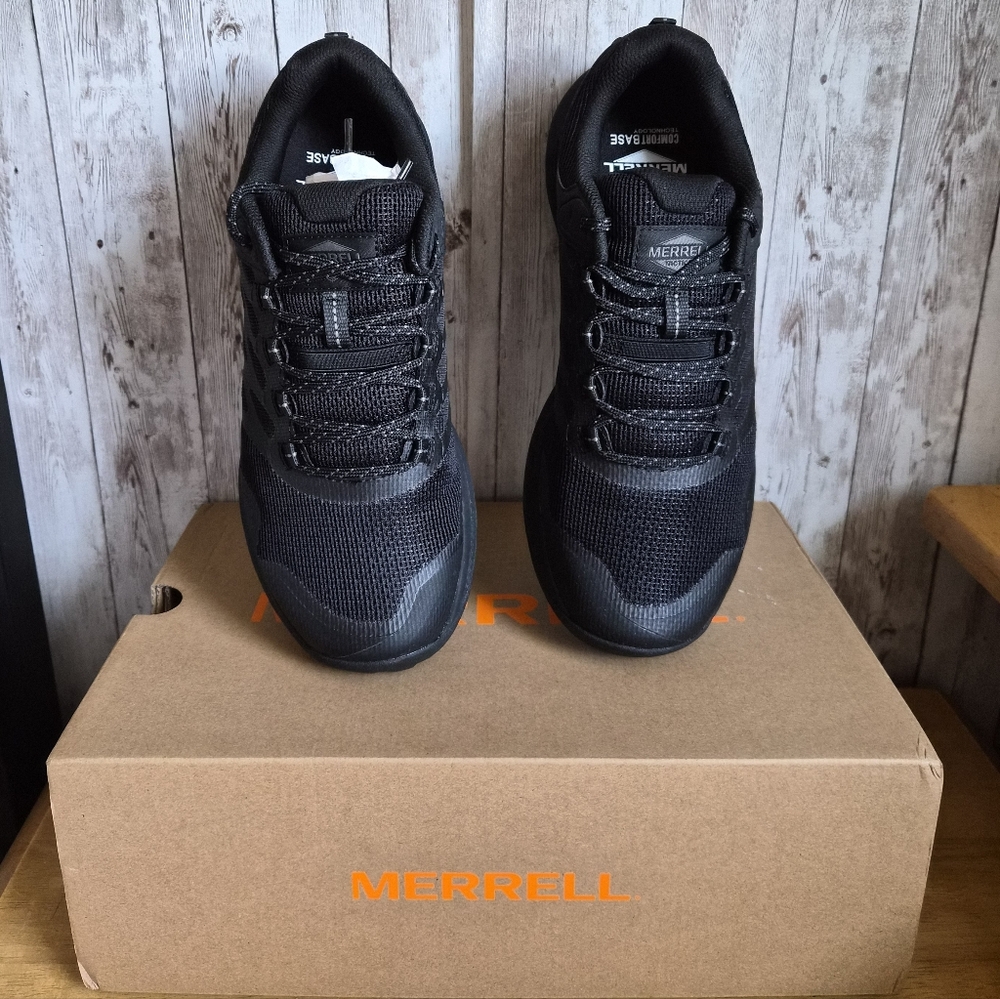 Merrell Black Nova 3 Tactical Sneakers, Wide